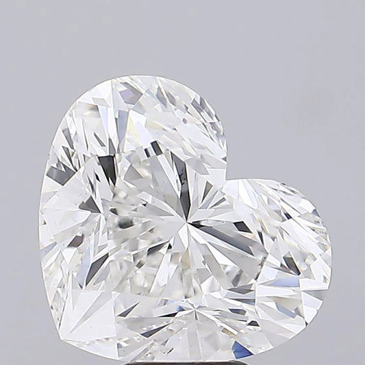 Heart-Shaped Lab Grown Diamond Front View