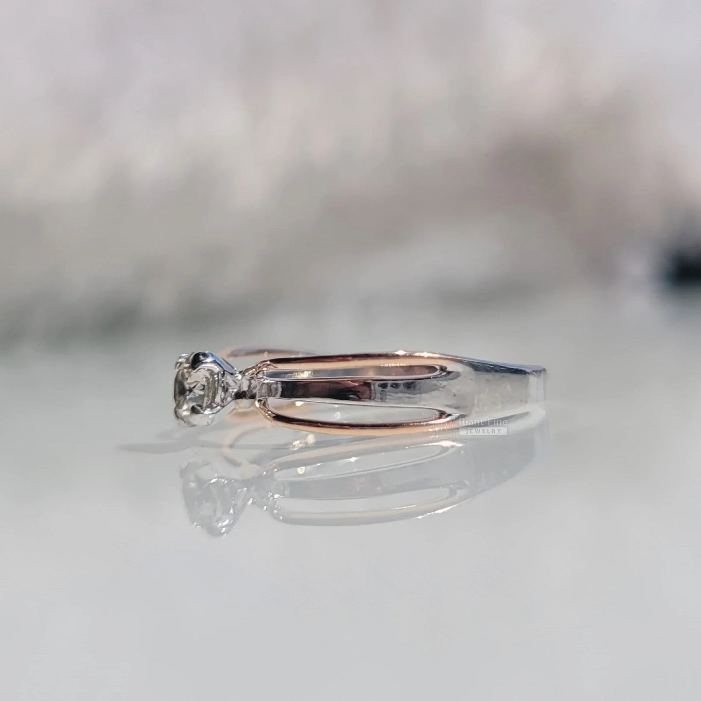 Eco-Friendly Solitaire Ring