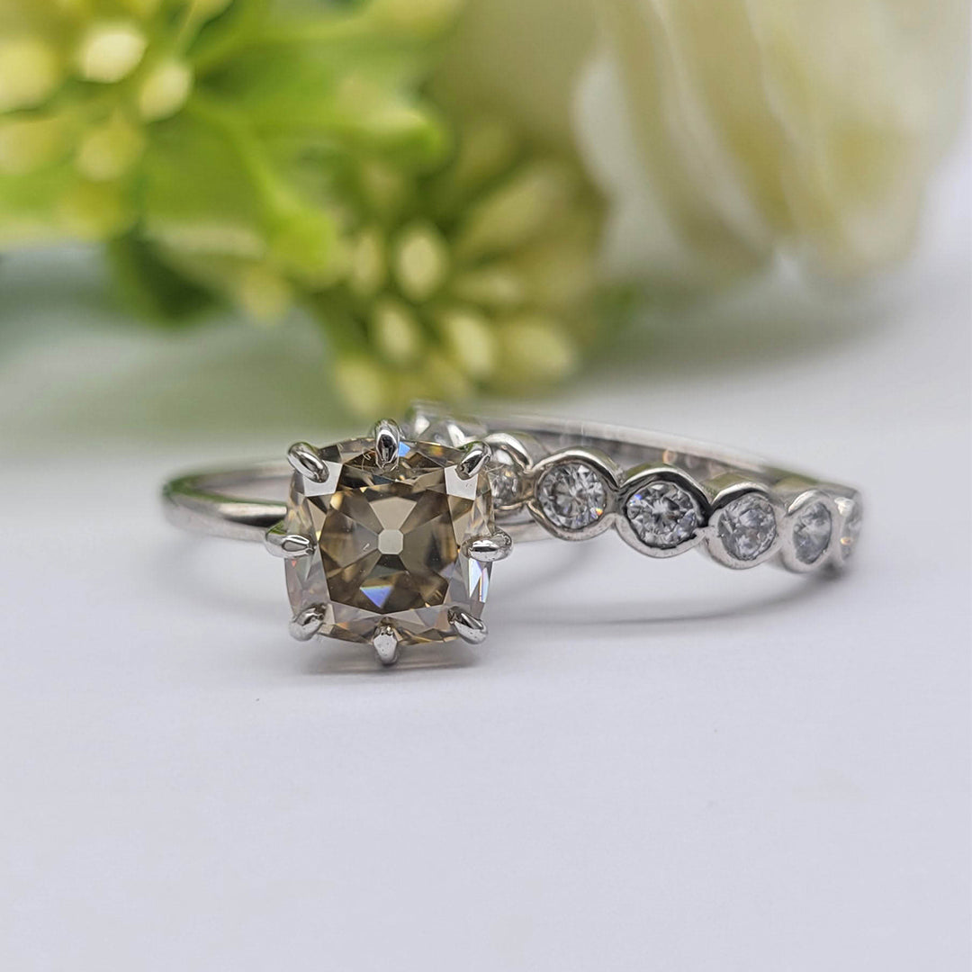 Moisanite Bridal Set