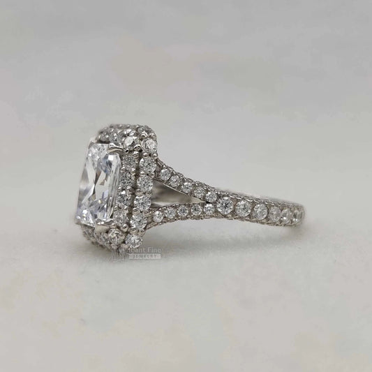 Buy Radiant Cut Moissanite Ring