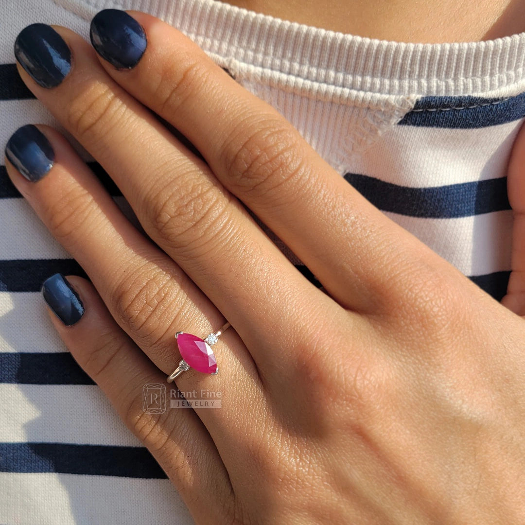 Marquise-Cut-Engagement-Ring