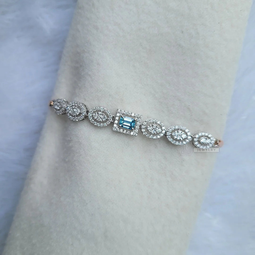 emerald diamond bracelet