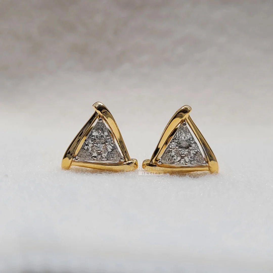 Classic Illusion Pear Lab Grown Diamond Earrings - Riant Fine Jewelry LLC