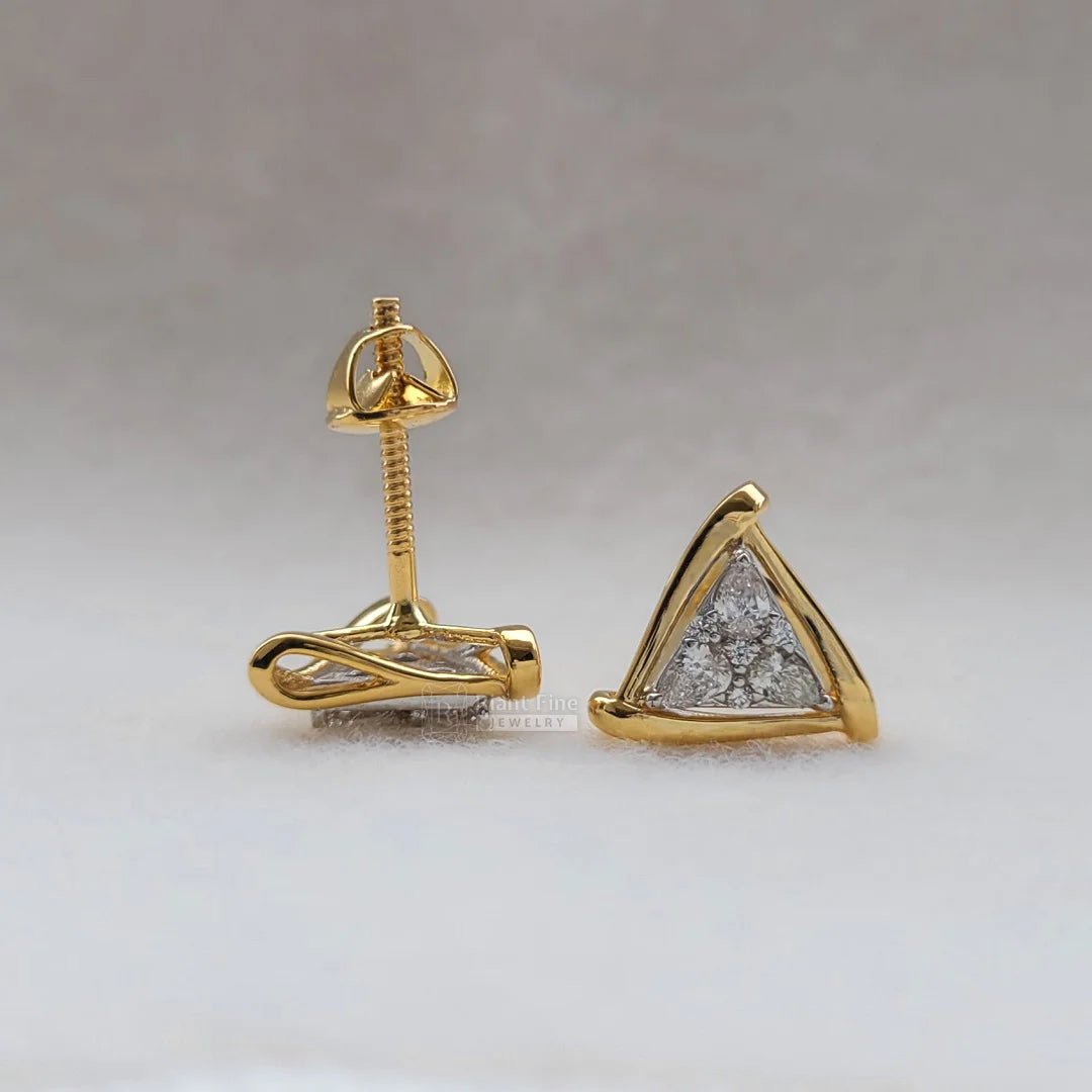 Classic Illusion Pear Lab Grown Diamond Earrings - Riant Fine Jewelry LLC