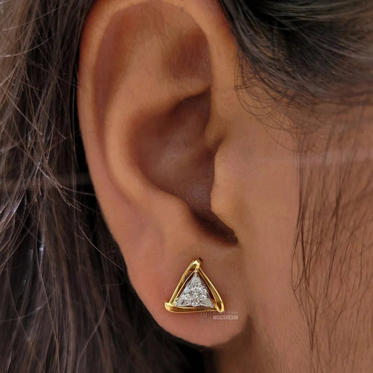 Classic Illusion Pear Lab Grown Diamond Earrings - Riant Fine Jewelry LLC