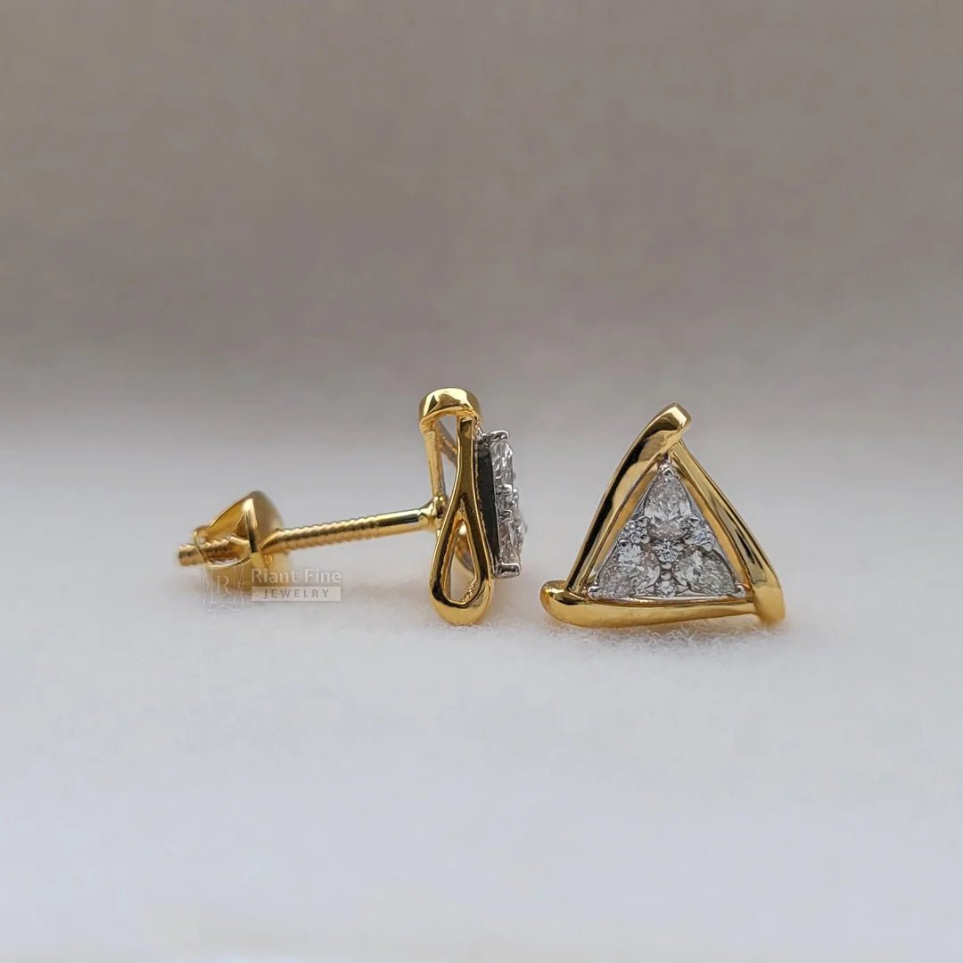 Classic Illusion Pear Lab Grown Diamond Earrings - Riant Fine Jewelry LLC