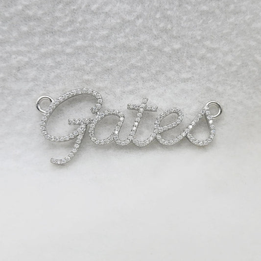 Custom Name Letter Lab Grown Diamond Pendant Necklace - Riant Fine Jewelry LLC