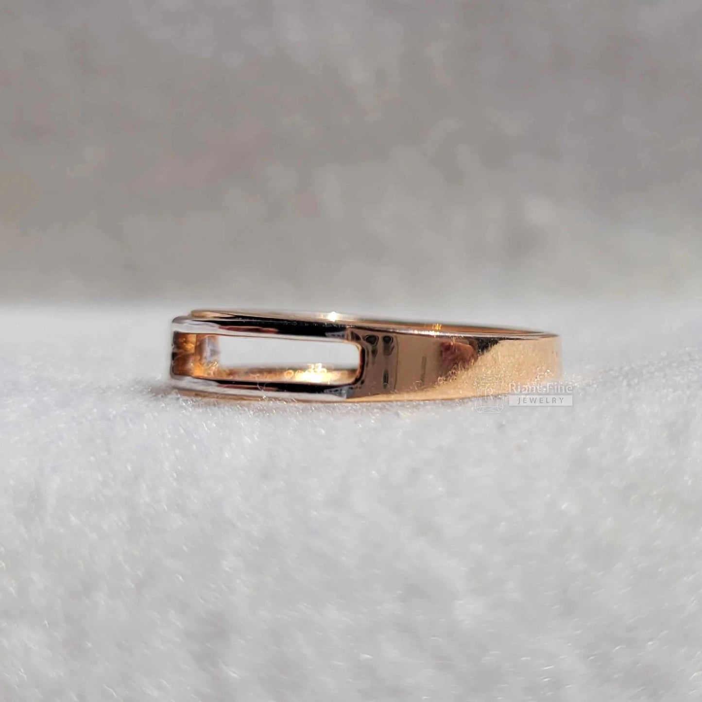Dainty Round Diamond Solitaire Lab Grown Engagement Ring - Riant Fine Jewelry LLC