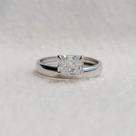 Radiant Cut Lab Diamond Ring