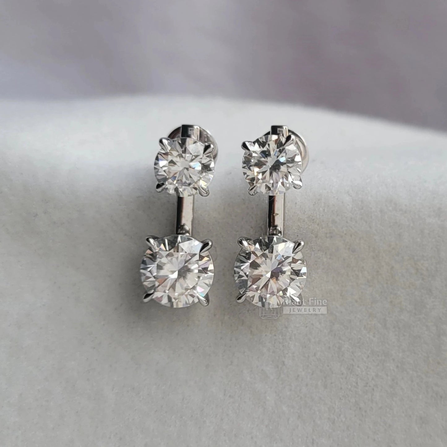 Moissanite earrings