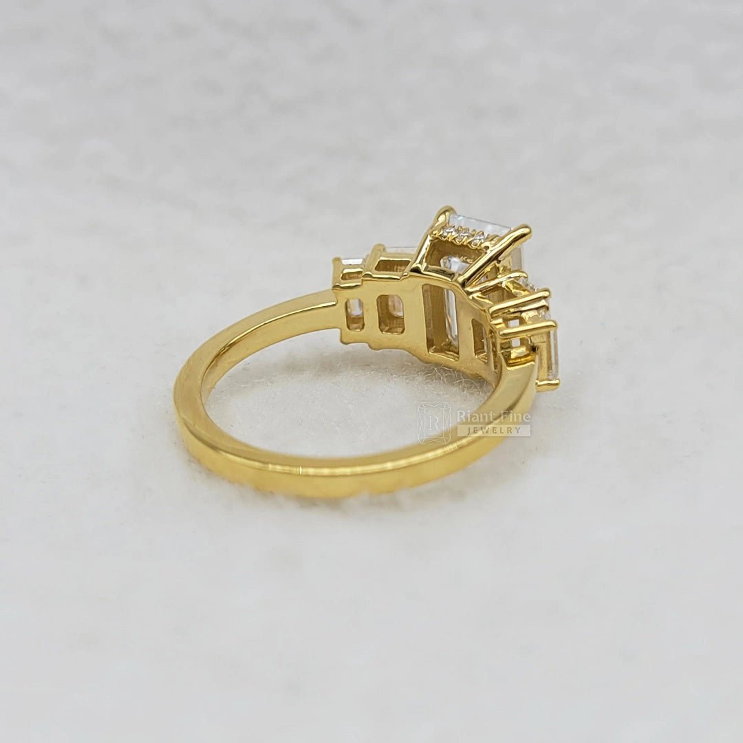 Affordable Emerald Engagement Ring
