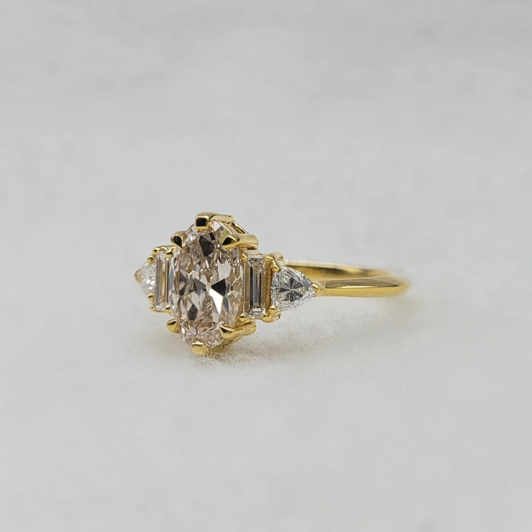 Five Stone Lab Grown Diamond Engagement Ring