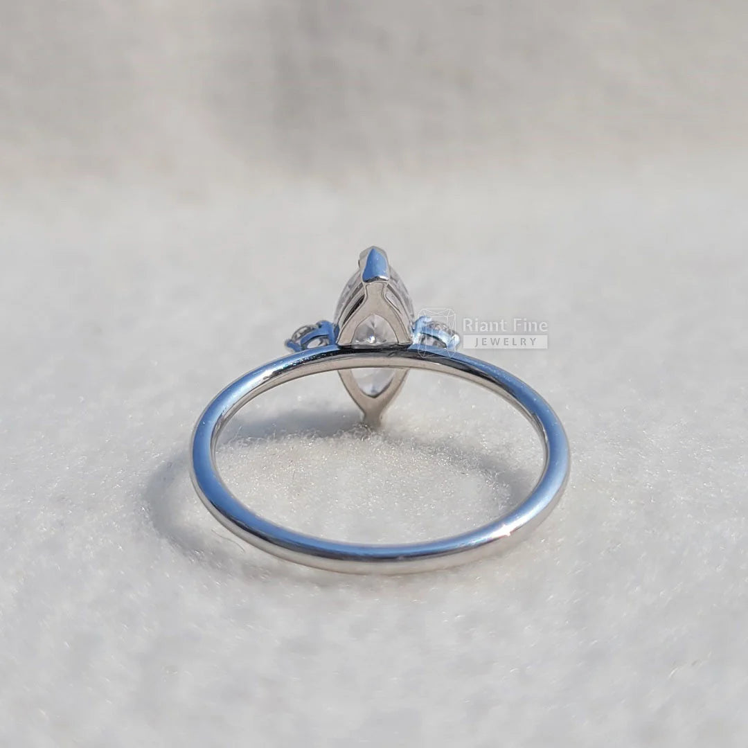 Marquise Diamond Engagement Ring