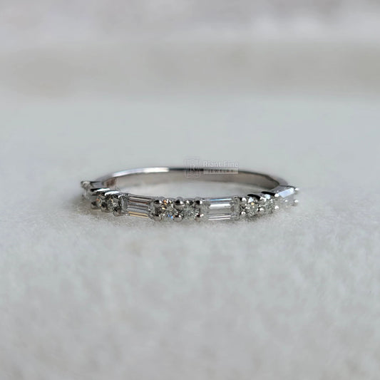 lab grown diamond wedding bands for women