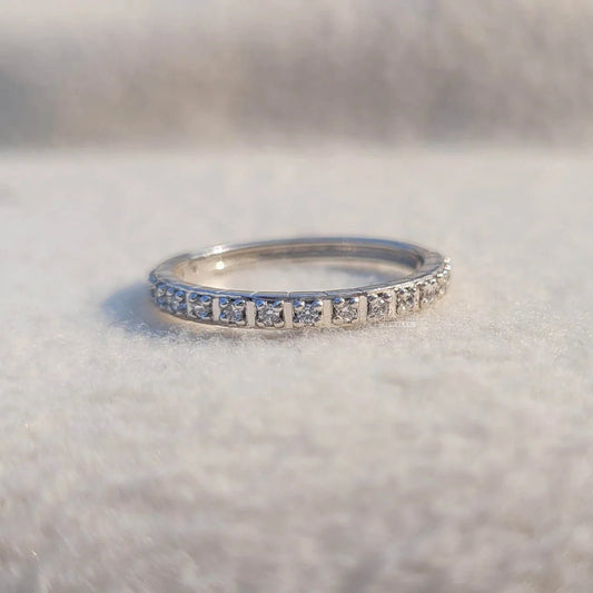 Half Eternity Round Lab Grown Diamond Band - Riant Fine Jewelry LLC