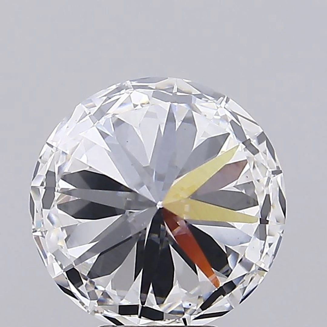 Round Cut Lab Grown Diamond Back View