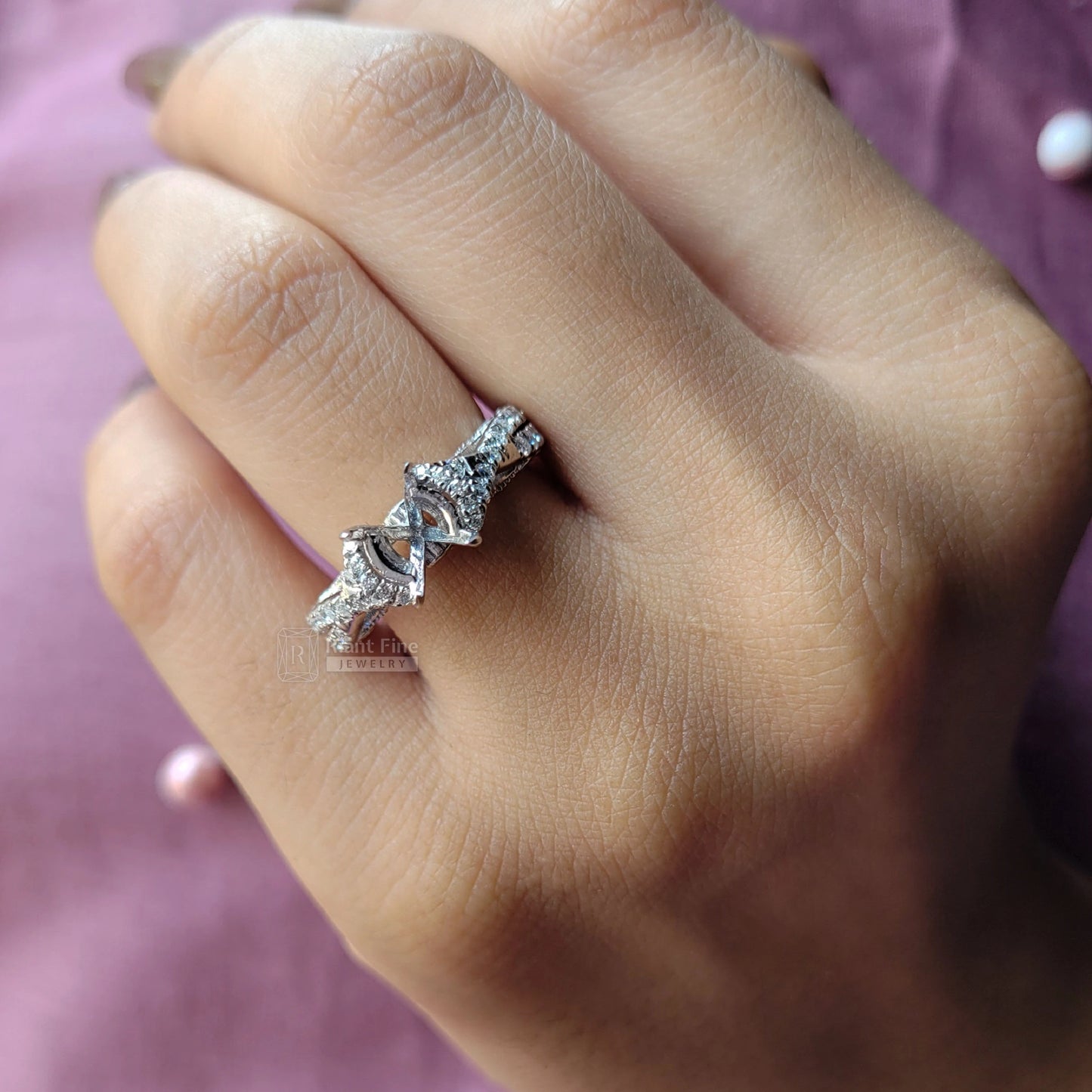 antique setting engagement rings for women