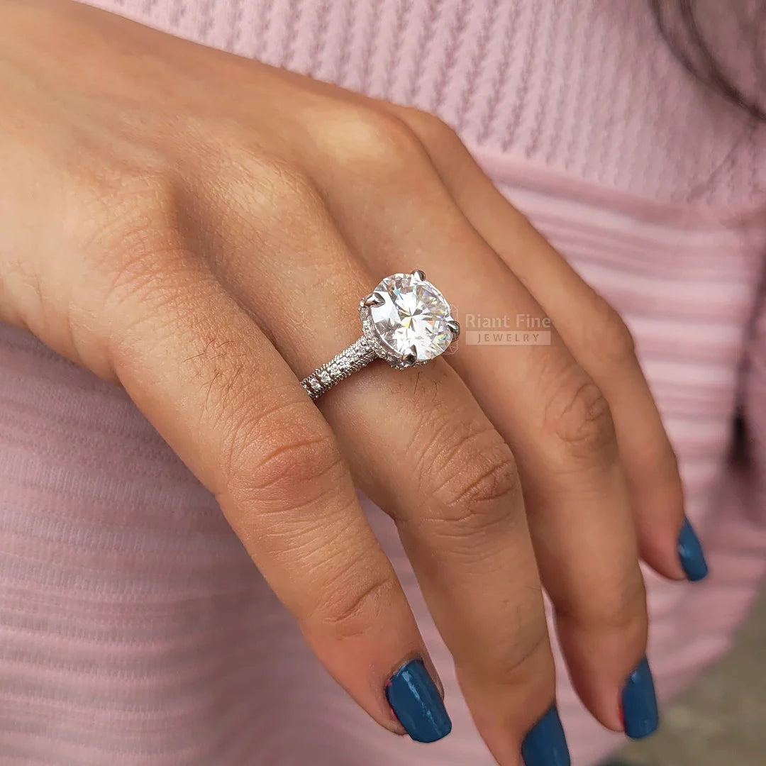 lab grown diamond ring