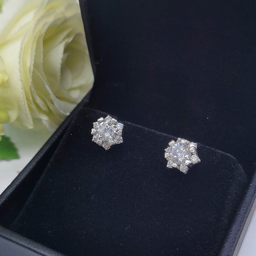 lab grown diamond earrings