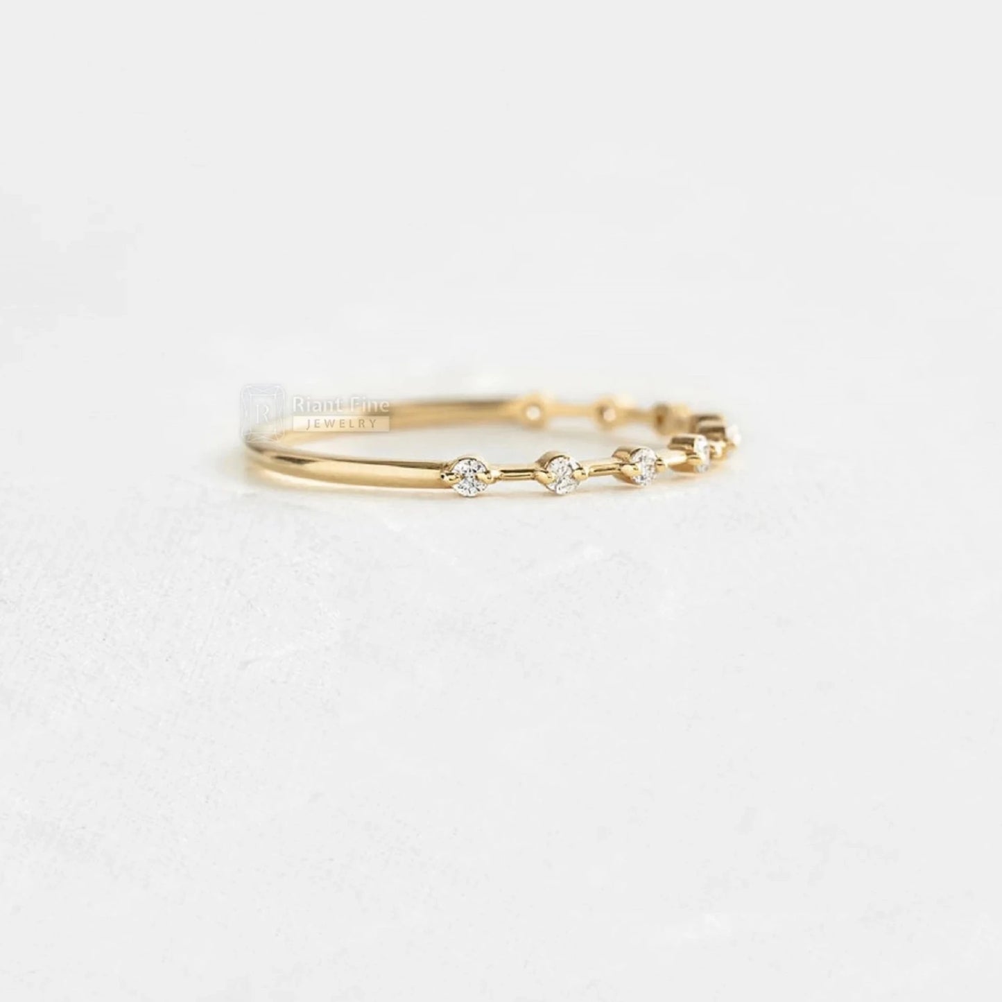thin diamond ring proposal ring for women