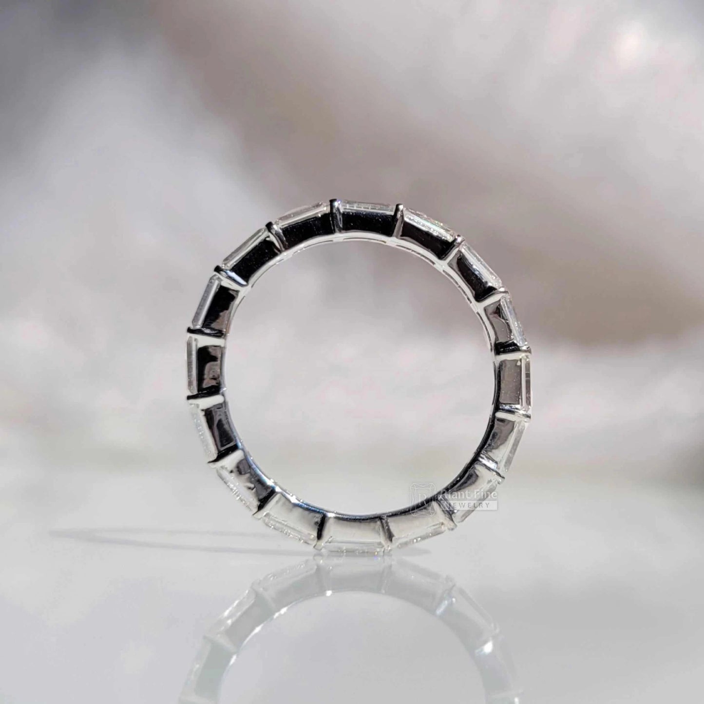 Lab Grown Diamond Wedding Bands | Full Eternity Rings - Riant Fine Jewelry LLC