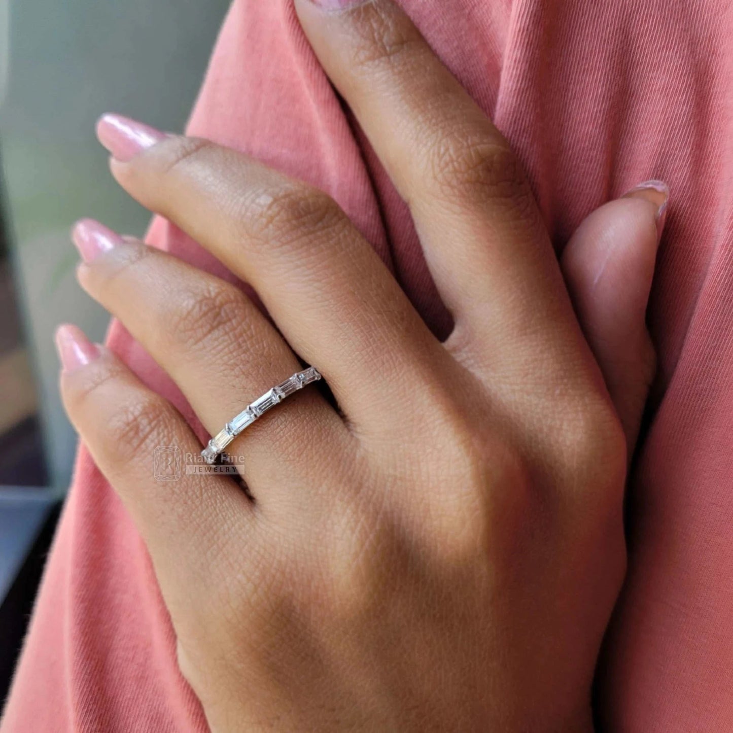 Lab Grown Diamond Wedding Bands | Full Eternity Rings - Riant Fine Jewelry LLC