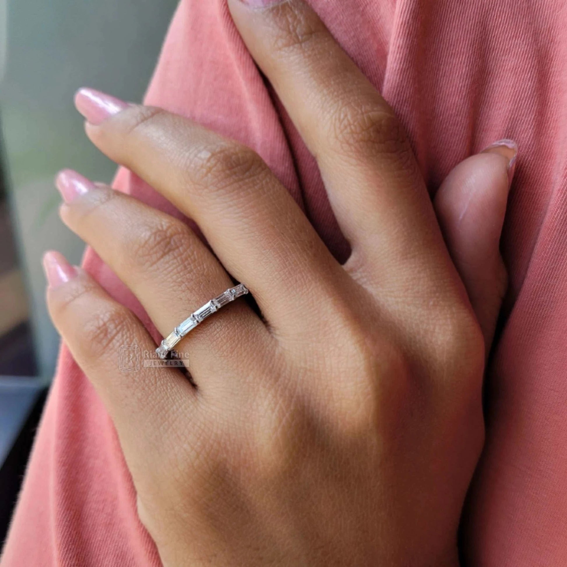 Lab Grown Diamond Wedding Bands | Full Eternity Rings - Riant Fine Jewelry LLC