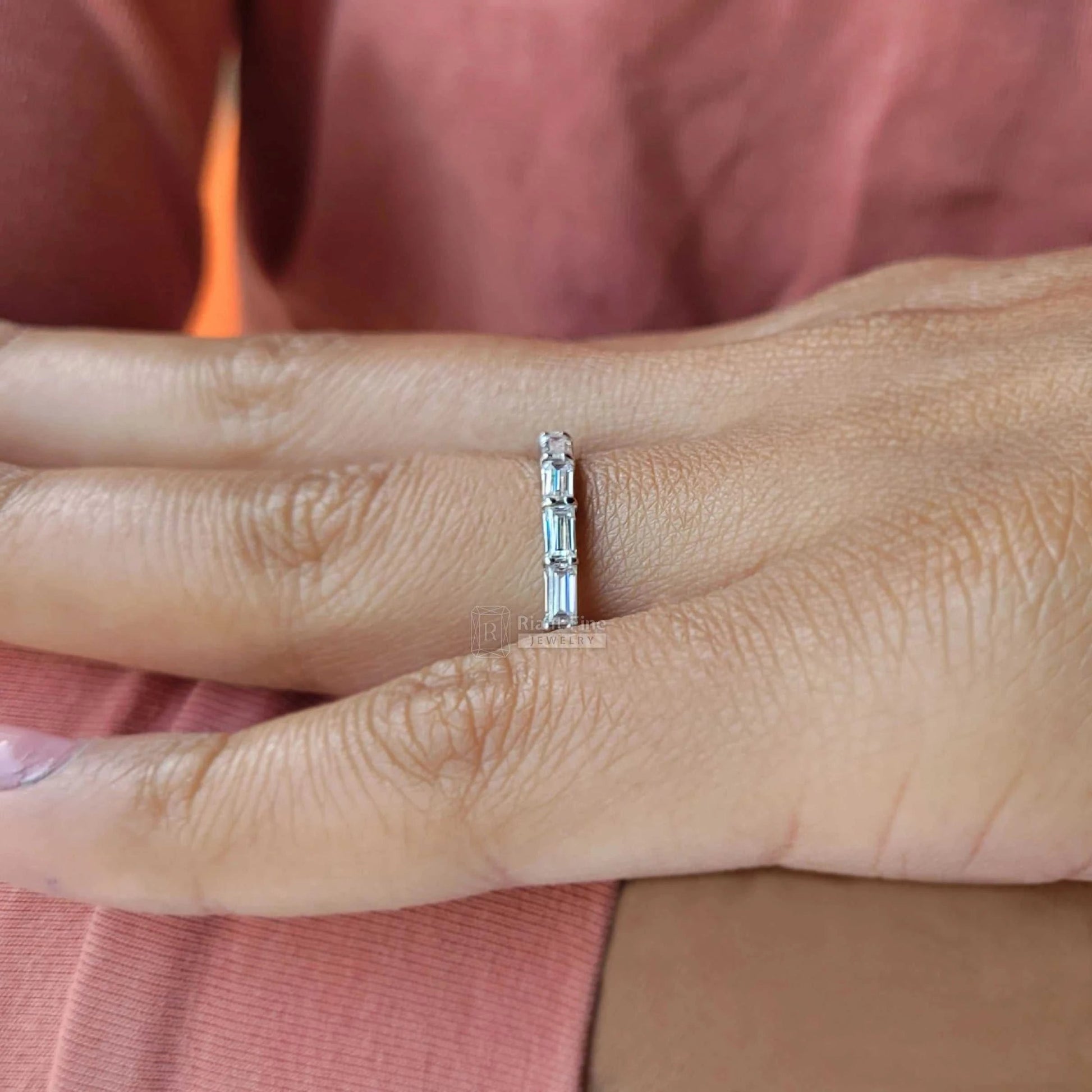 Lab Grown Diamond Wedding Bands | Full Eternity Rings - Riant Fine Jewelry LLC