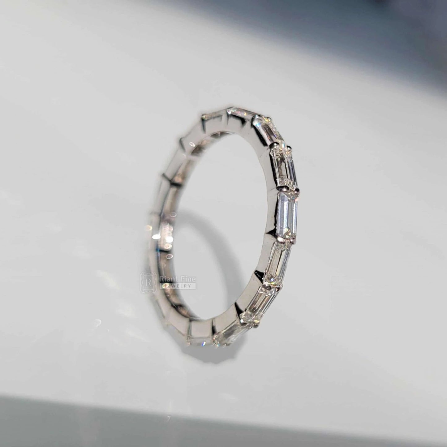 Lab Grown Diamond Wedding Bands | Full Eternity Rings - Riant Fine Jewelry LLC