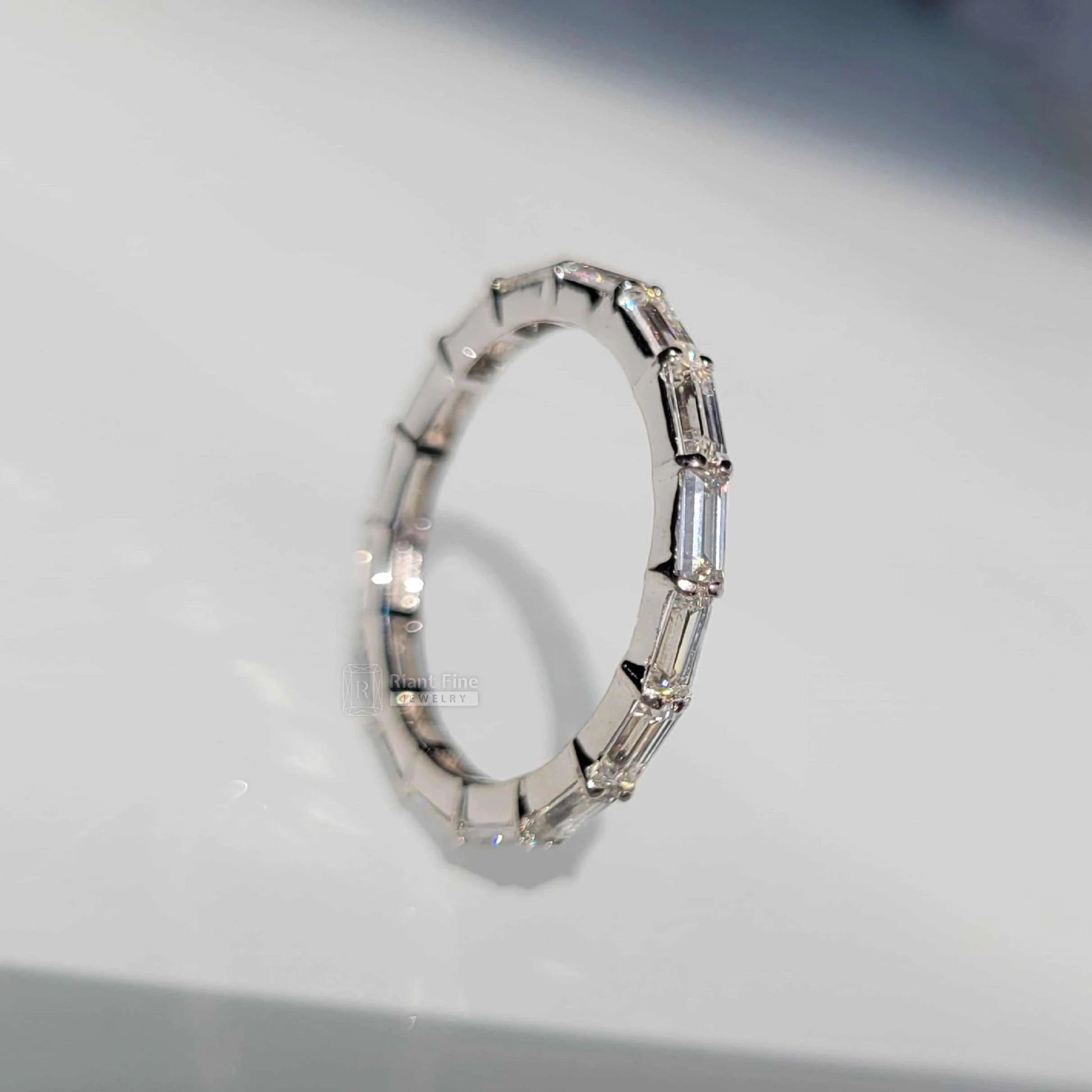 Lab Grown Diamond Wedding Bands | Full Eternity Rings - Riant Fine Jewelry LLC