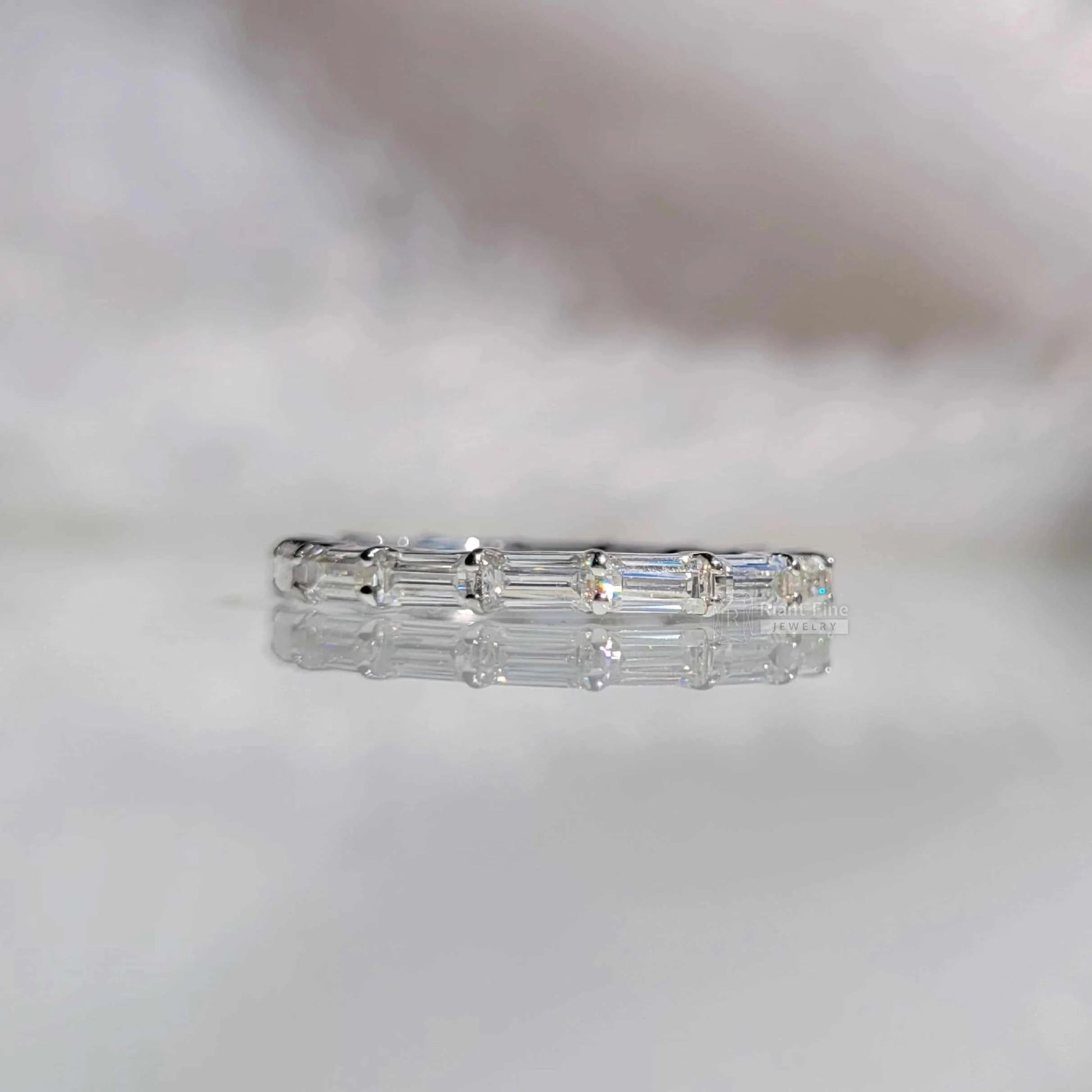Lab Grown Diamond Wedding Bands | Full Eternity Rings - Riant Fine Jewelry LLC