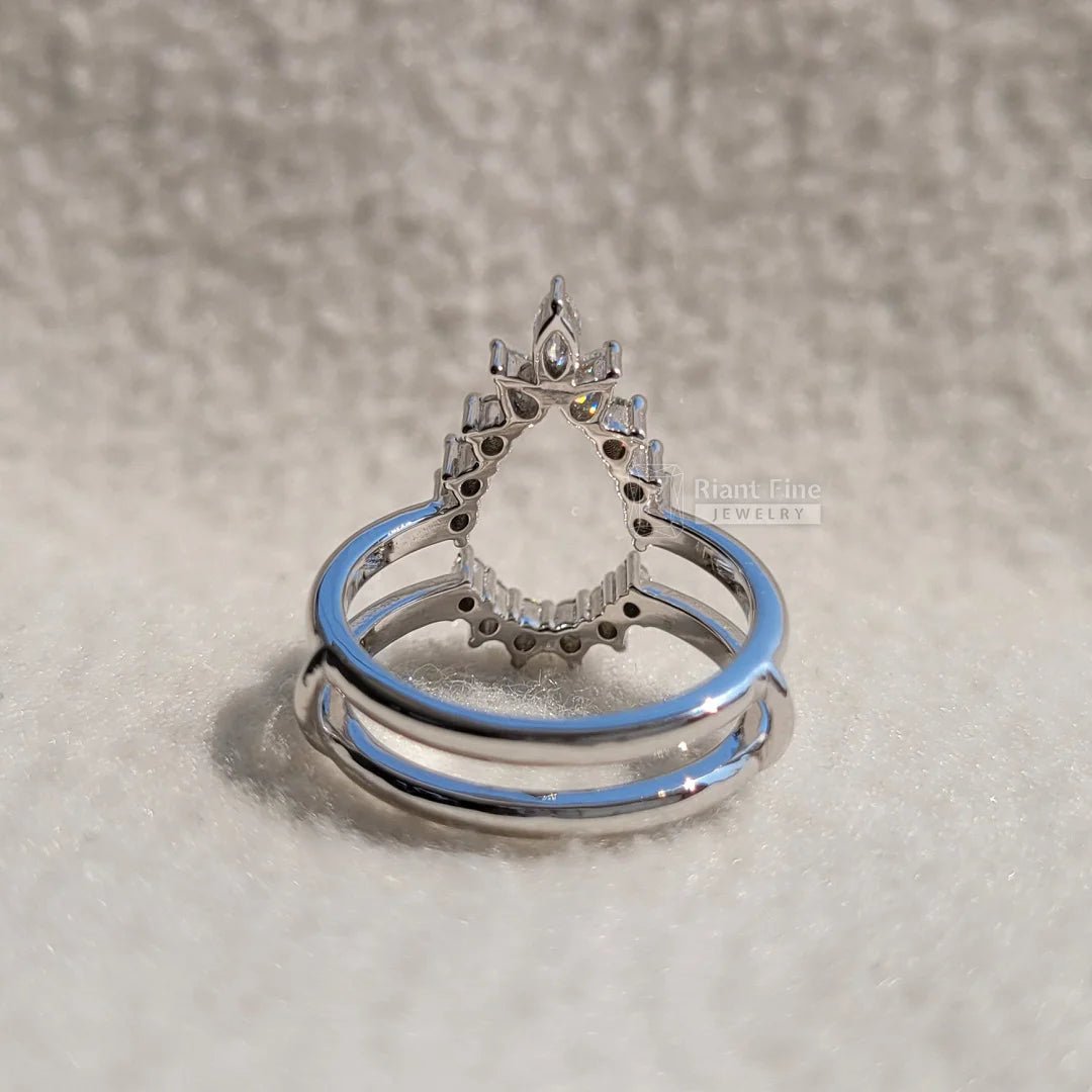 Lab Grown Diamond Wedding Ring Enhancer In 14K - Riant Fine Jewelry