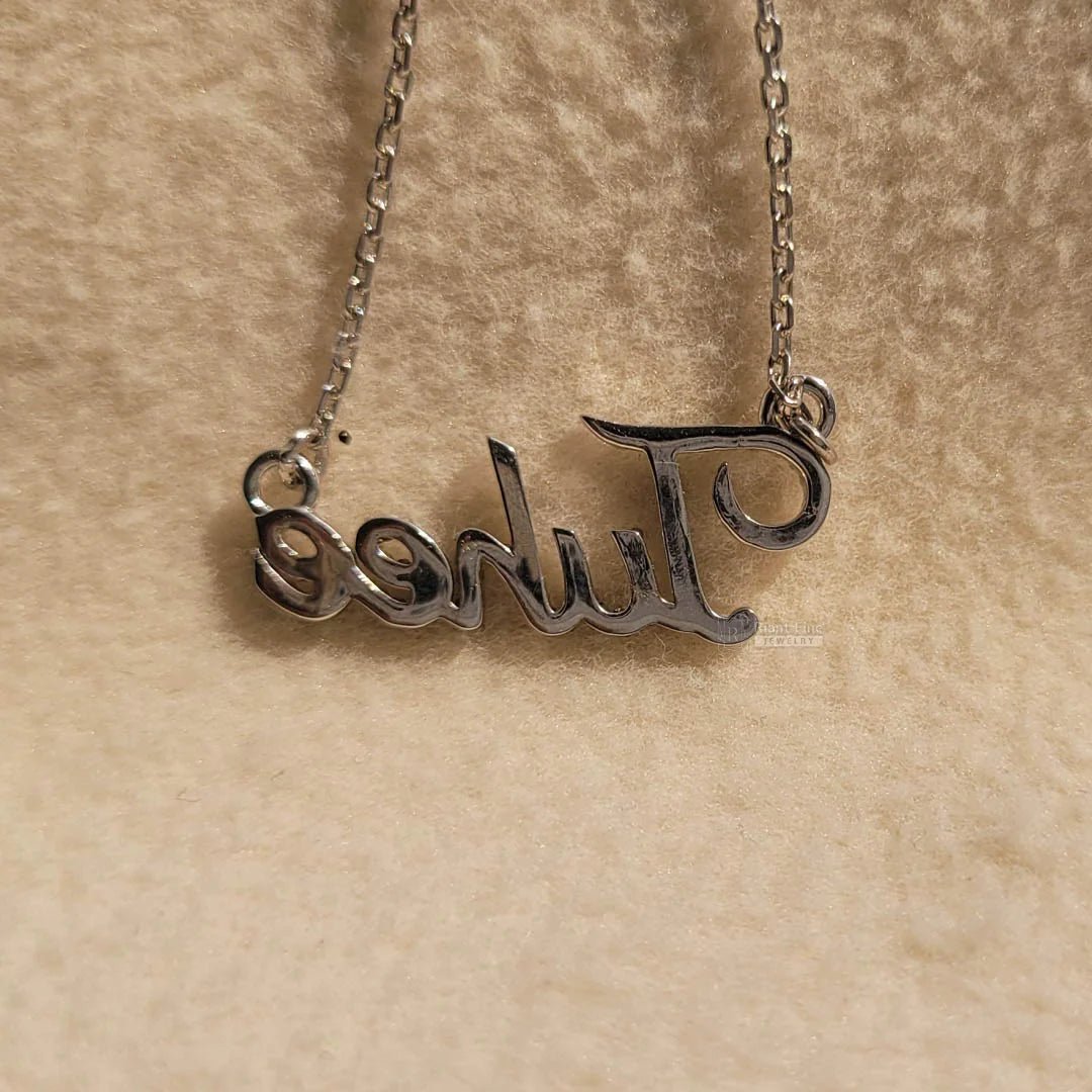 Lab Grown Diamond with Personalised Letter Necklace - Riant Fine Jewelry