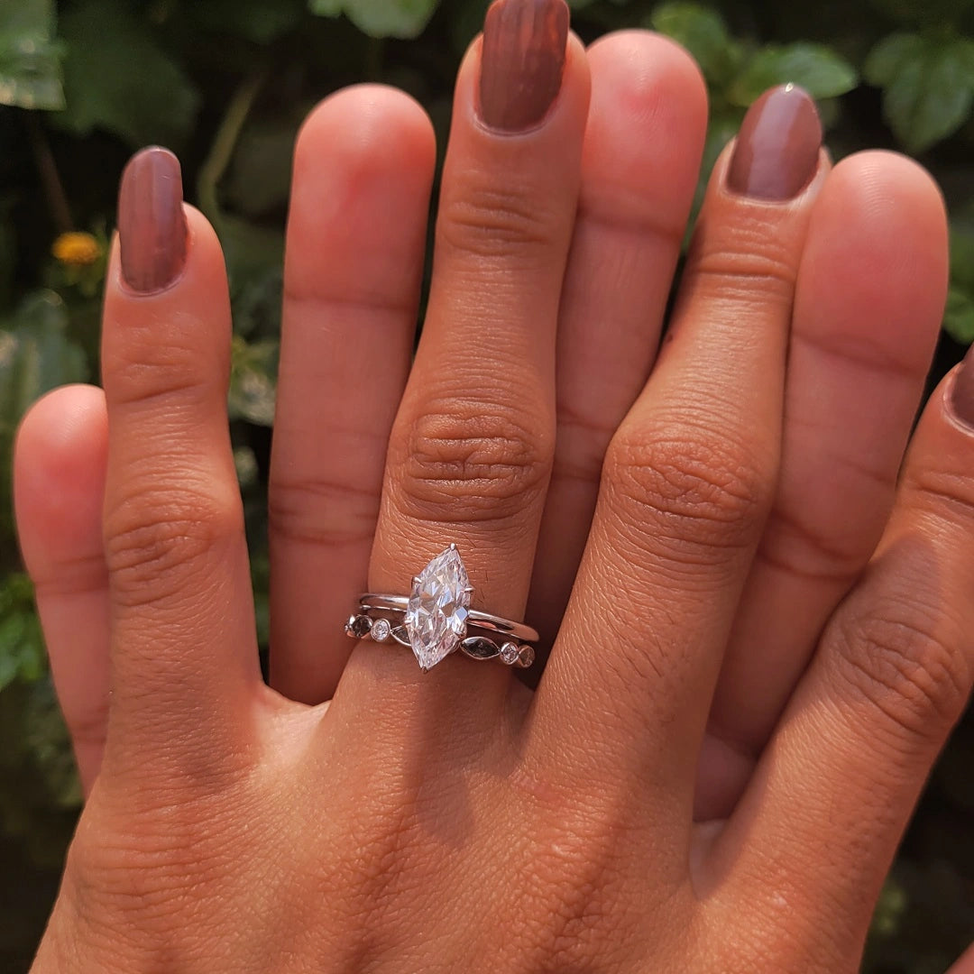 Elegant Marquise Solitaire Ring for Women