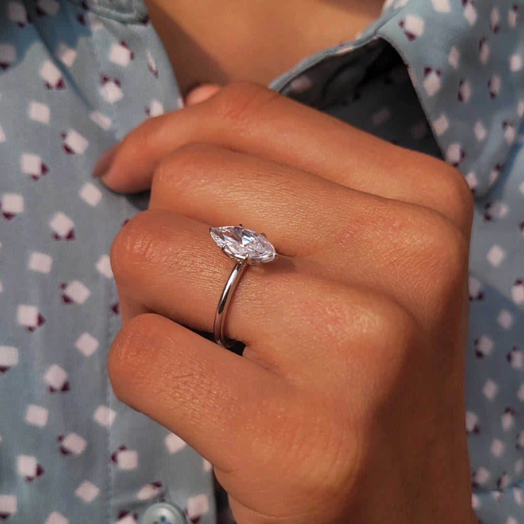 Luxury Marquise Cut Diamond Ring