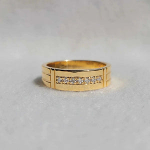 Modern Channel Set Lab Grown Diamond Mens Wedding Band