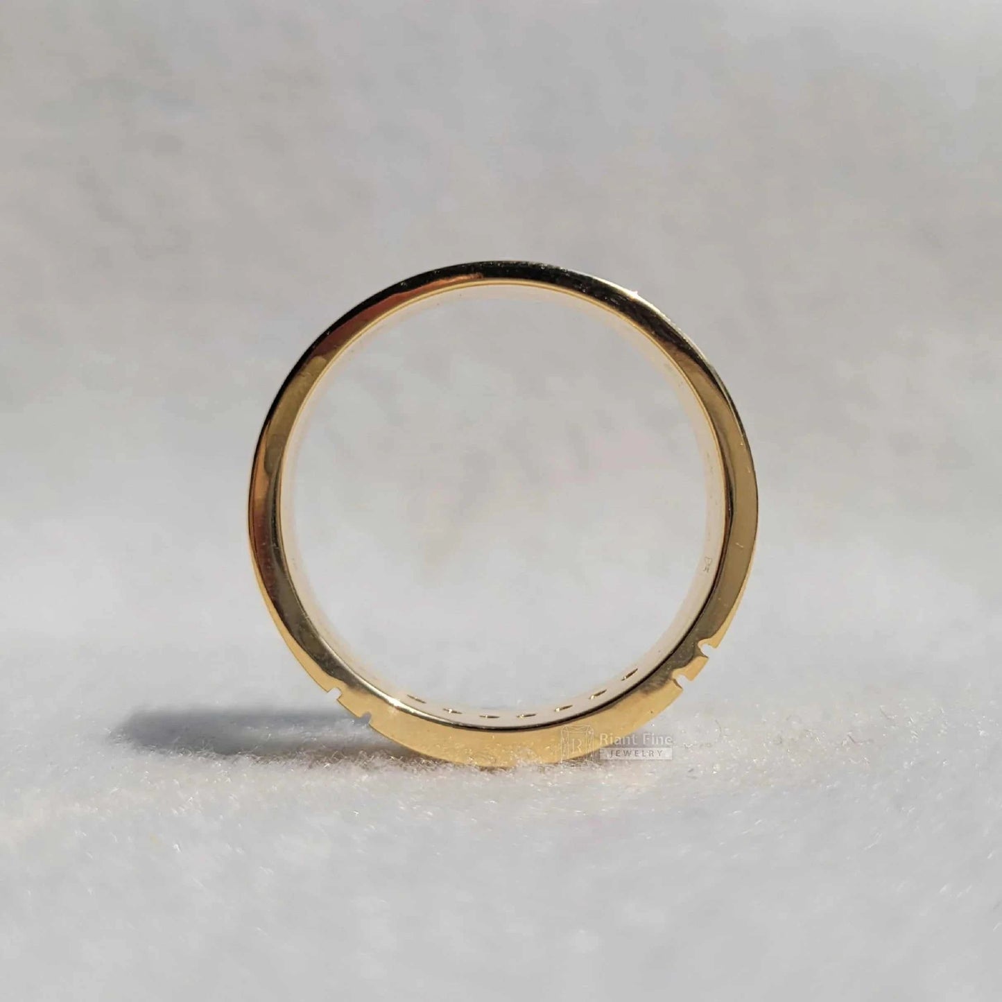 Modern Channel Set Lab Grown Diamond Mens Wedding Band - Riant Fine Jewelry LLC