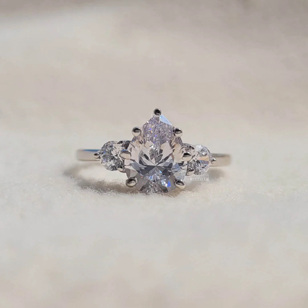 Three Stone Engagement Ring