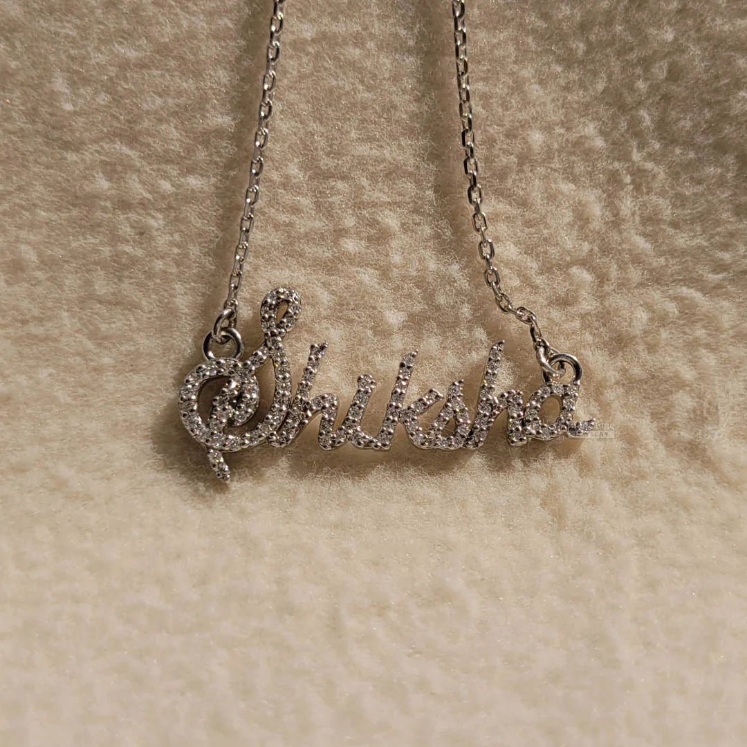 Personalized Round Diamond Initial Necklace in Gold - Riant Fine Jewelry