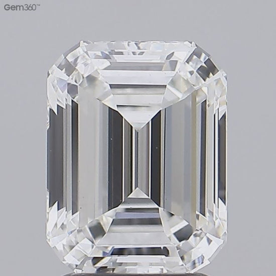 Emerald Cut Lab Grown Diamond Video