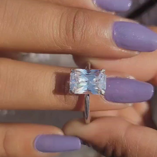 Radiant Cut Engagement Ring
