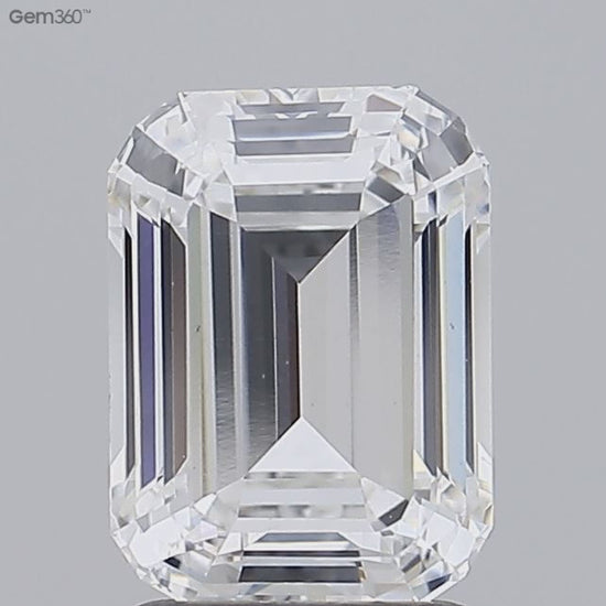 Emerald Cut Loose Diamond Video