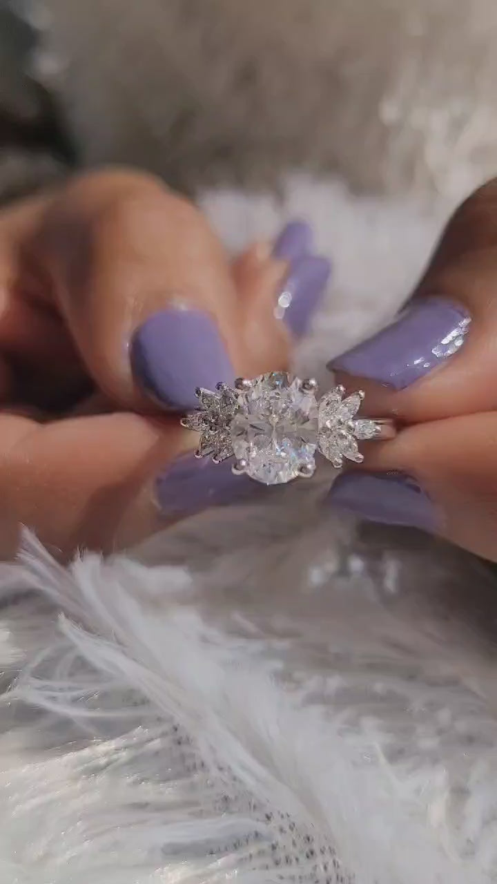 Oval Engagement Ring