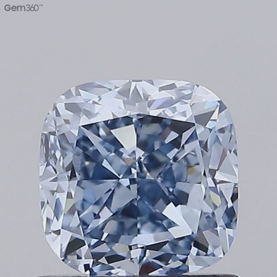Fancy Vivid Blue Cushion Lab Diamond