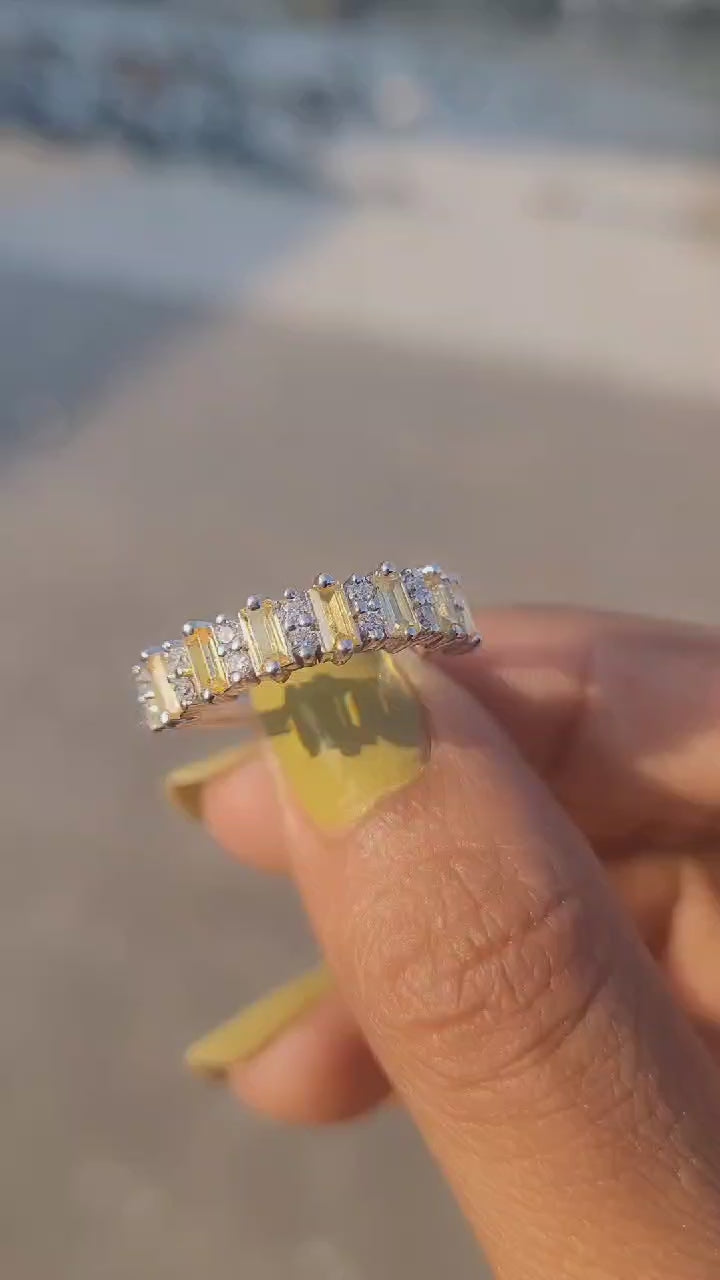 Round Diamond Eternity Band