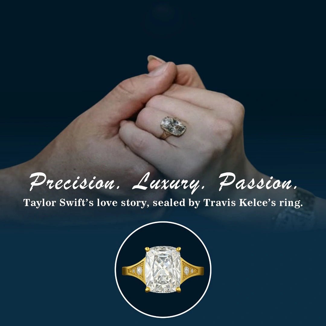 Taylor Swift Engagement Ring Elongated Cushion Cut - Riant Fine Jewelry