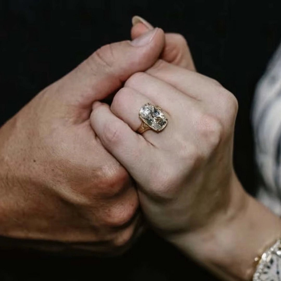 Taylor Swift Engagement Ring Elongated Cushion Cut - Riant Fine Jewelry