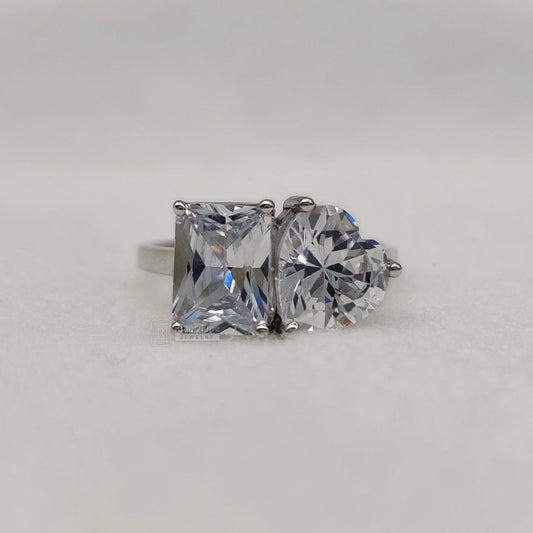 Toi Et Moi Lab Grown Diamond Wedding Ring in 14K Gold - Riant Fine Jewelry LLC