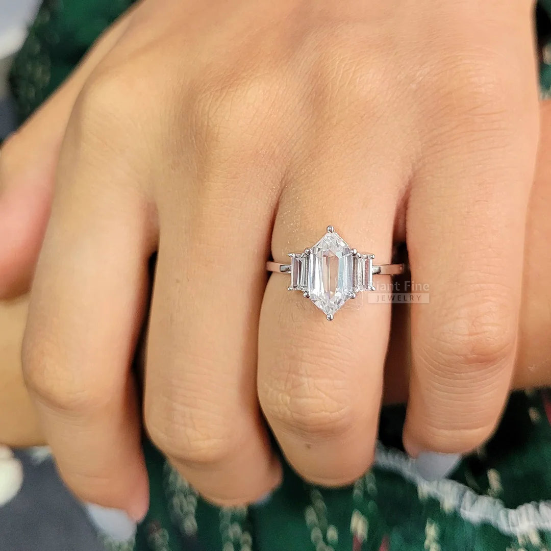 moissanite ring