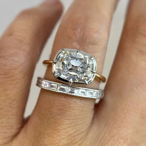 Zendaya Engagement Ring 5.02 Ct Antique Cushion Cut
